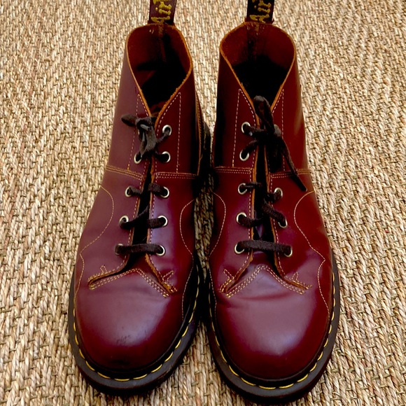 Dr Marten Oxblood Monkey Boots 